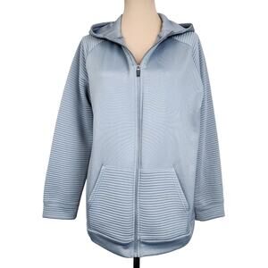 Xersion XL Grey Gray Hoodie Sweatshirt Jacket